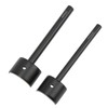 2pcs Half Round Cutter Punch 30mm 35mm DIY Making Incisive