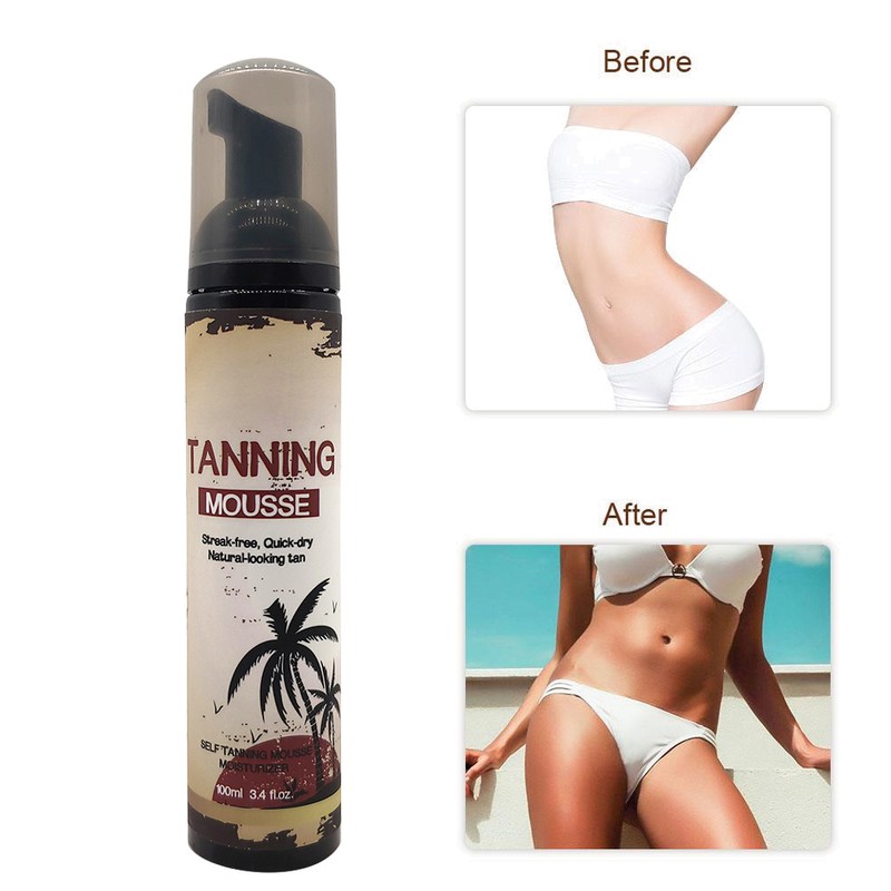 100ml Self Tanner Longlasting Moisturizing Sunless Tanning Lotion Body Cream