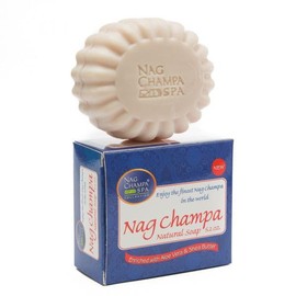 NAG CHAMPA SOAP GIFT SET- 6 LARGE BARS. 2 EACH NAG CHAMPA, SANDALWOOD AND PATCHOULI. 6 Bars- 5.2 Oz. (150 Gms) Each