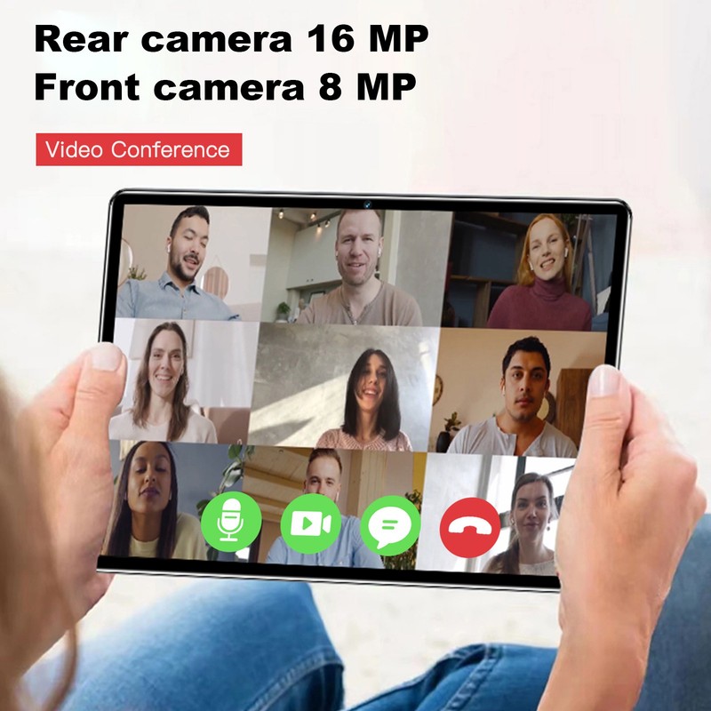 Tablet 8GB+256GB 10.1 inch Screen 5G Calling 10-Core MT6797 Processor