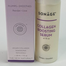 Sonage Collagen Boosting Serum Plumps & Smoothes ~ Vegan 1 Oz / 30mL NEW