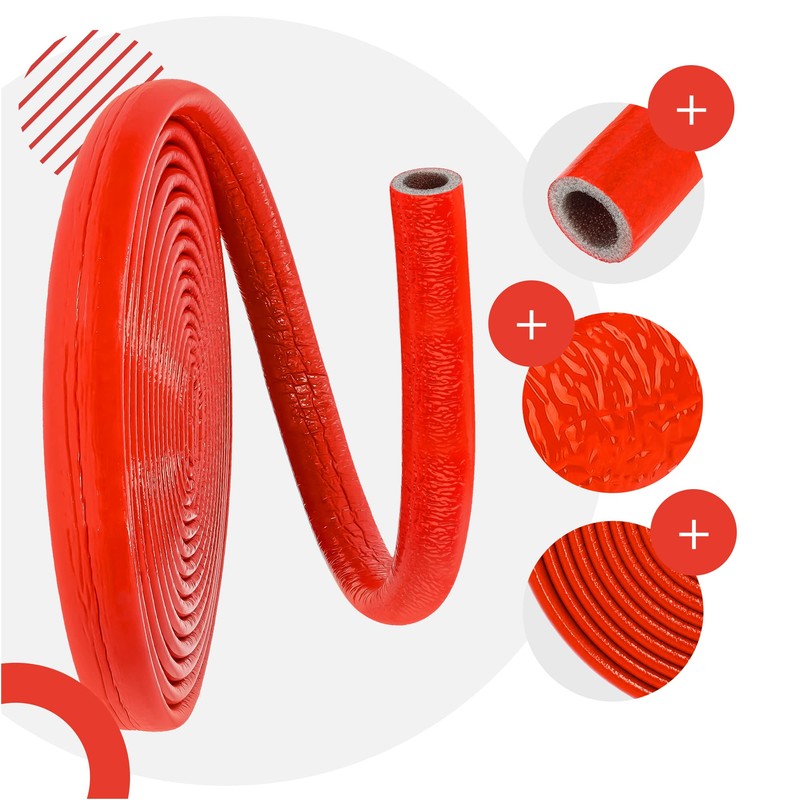 PE Pipe Insulation Hose 10 m Roll x Diameter 15