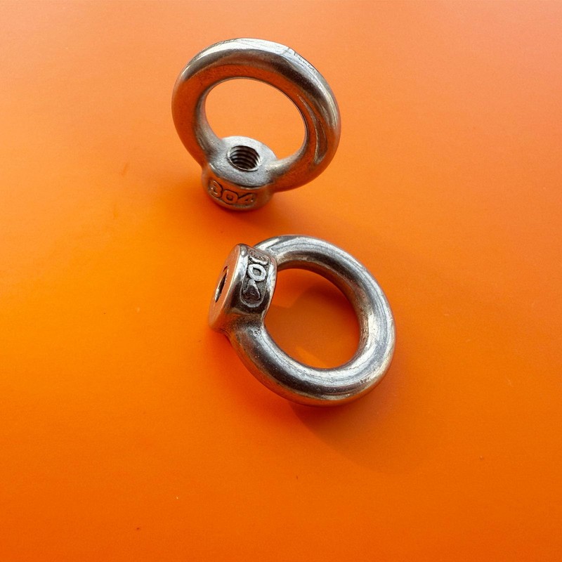 Lashua Ring Nut M6, 10 Pieces 304 Stainless Steel Ring