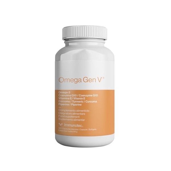 Omega GEN V Omega-3 CoQ10 Vitamin E Curcuma Piperine 120