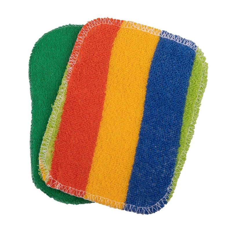 Appetito "Eco Scrubber" Universal Scrub Twin Pack Cloth and Sponge