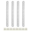 PATIKIL 4 Pcs Flat Joint Metal Fittings, 9.6 x 0.7