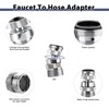 Faucet Adapter With Aerator, Sink Faucet To Garden Hose Adapter,