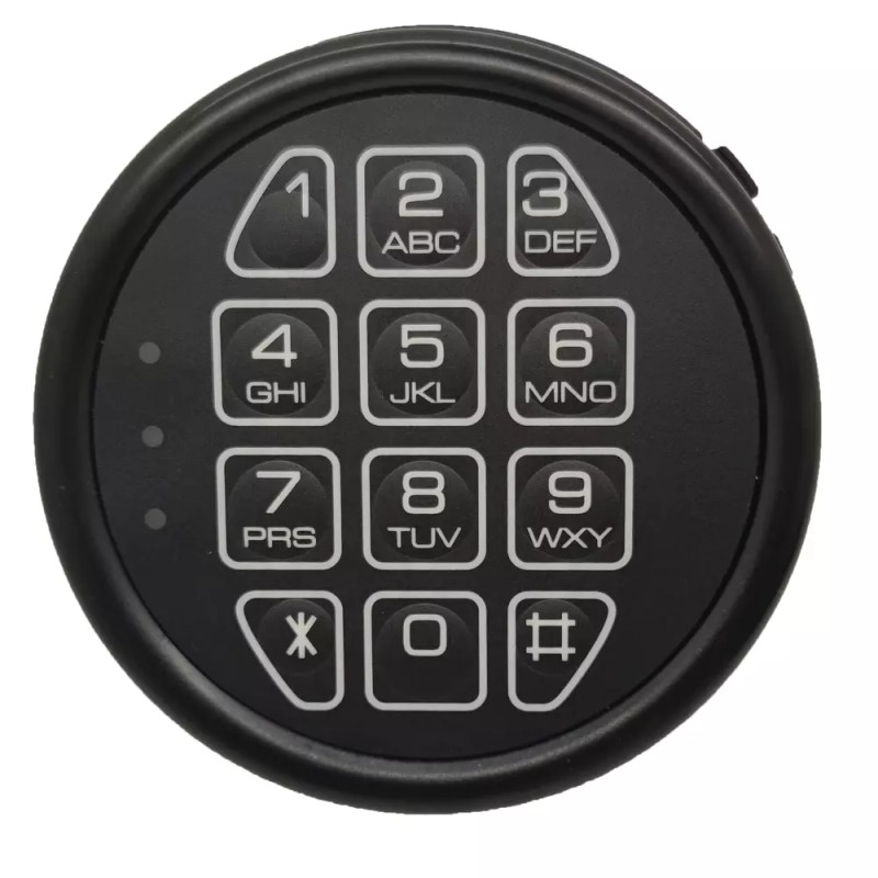 MOUNTPARTS Gun Safe Lock Replacement Black Keypad Electronic Swing Bolt