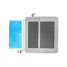 FilterTime RV FT-614 RV Air Filter 6”x14” AC Filter Replacement for specific Coleman Mach with a 6"x14" filter (1 filter per pack) MERV 6 Replaces Original Standard Air Filter | Made in USA…