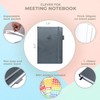 Clever Fox Meeting Notebook – Work & Business Organizer with