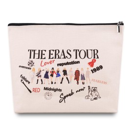 Music Lover Makeup Bag, Music Cosmetic Bags, Music Lover Gift for Women, Perfect for Mother's Day, Wedding, Anniversary, Christmas, Birthday, Large Capacity Makeup Bag Fans Gifts