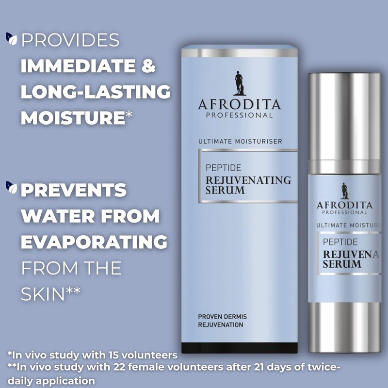 Afrodita Professional Perfect Code Peptide Rejuvenation Serum, Intensive Moisturising Anti-Ageing