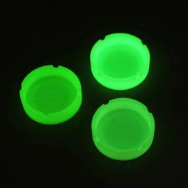 Unbranded Glow In The Dark Ashtray Luminous Silicone Soft Material Unbreakable