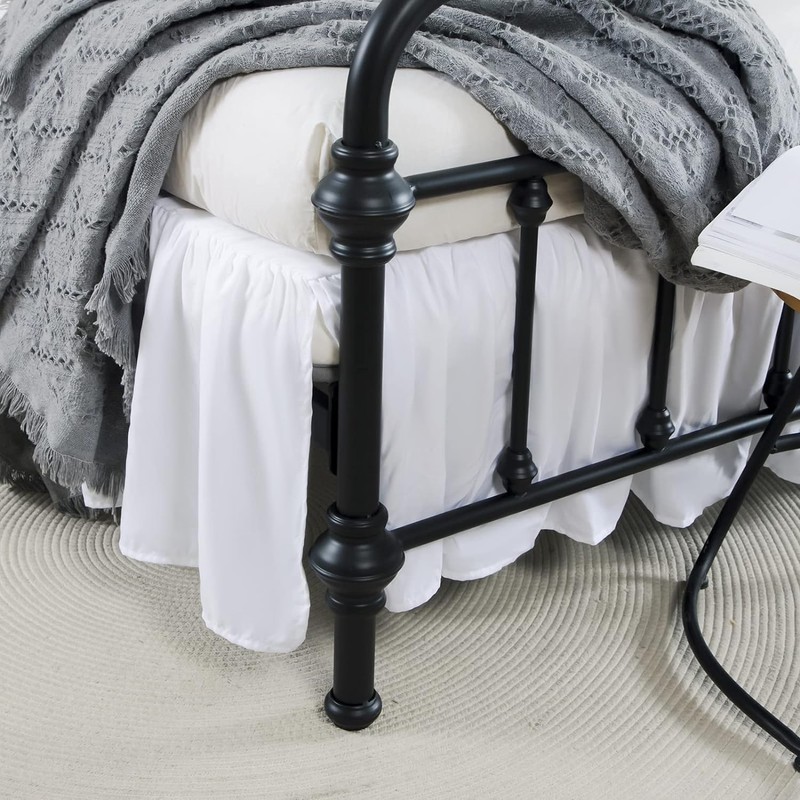 xuan dian Bed Skirt Full Size Ruffled Bed Skirts with
