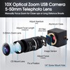SVPRO Telephoto Webcam Mac Compatible 1MP USB Camera with 5-50mm