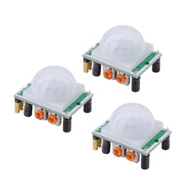 ​​KEAcvise 3 Pieces HC-SR501 PIR Motion Sensor Module, Human Body Infrared Detector for Arduino & Raspberry Pi, 4.5-20V DC
