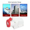 Industrial Connector Electrical 4 Pin 32A 3P+E IP44 Waterproof Dustproof