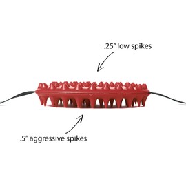 Original Cactus Back Scratcher | 2 Sides: Aggressive and Moderate | Perfect Travel Back Scratcher | Great Gift for Men and Women (Red)