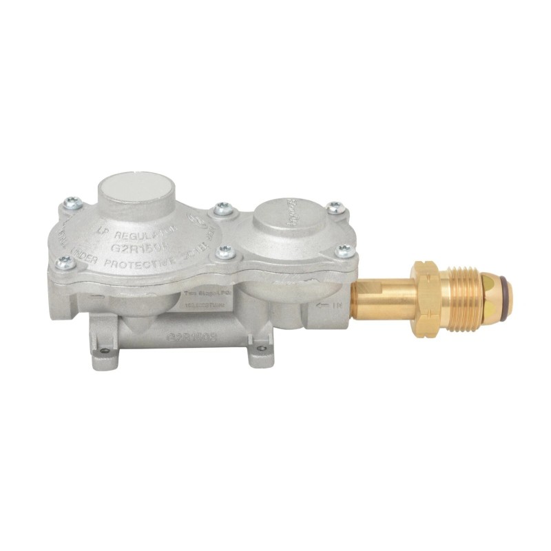 Flame King 2-Stage Propane Gas RV Regulator with POL valve
