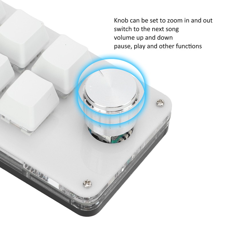 One Handed Mechanical Keyboard Multifunction 6 Key Mini Gaming Keypad