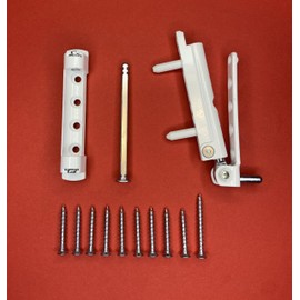 Original Winkhaus repair kit for plastic windows consisting of corner bearings, scissor bearing for the AktivPilot autoPilot series, including mounting kit (painted white)