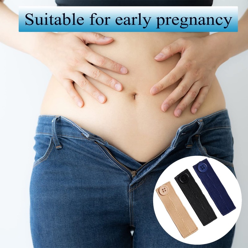 Elastic Button Extenders for Men and Women, Waist Extenders Adjustable