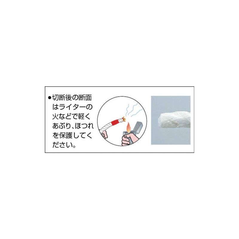 TRUSCO biniron Rope White 4 mm X 50 m with