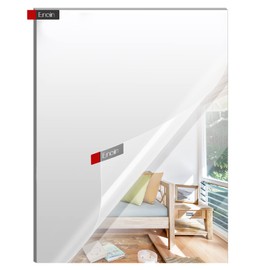 Enoin 1Pack 12 x 16 Inch Silver Mirror Acrylic/Plexiglass Sheet 0.118'' 1/8'' Thick, Non Glass Safety Reflective Mirror Sheet Laser Board Panel for Home and Commercial Use, DIY Craft, Wall Decor