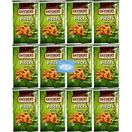 Snyder's of Hanover Pretzel Pieces, Jalapeno, 2.25 oz Pack of 12 bundled by SUPERDEALS with mystery gift in every order