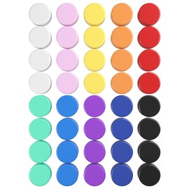 VNDUEEY Whiteboard Magnets, Round Fridge Magnets, Fridge Magnets, Dry Board Magnets Decor, Mini Magnets Teacher Accessories for School, Home, Office (40 Pieces)