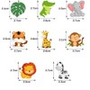 100Pcs Jungle Animal Confetti Jungle Safari Baby Shower Table Decorations