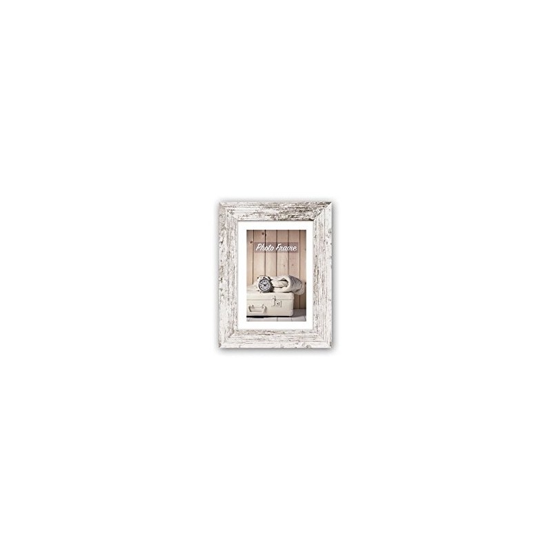 ZEP Nelson 6 Shabby Weiß/braun 15x20 Holz Bilderrahmen V21686