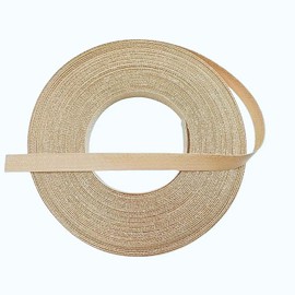Maple Wood Veneer Edge Banding Tape,1/2 inch ×50ft Preglued Iron On Wood Veneer,Backed with Hot Melt Self Adhesive Strips,Plywood Edgebanding Roll for Cabinet Furniture Edging Trim