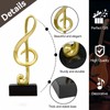 Bakiauli Musical Notes Statues, Small Musical Notes Decorative Desk Ornaments