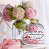 Happy Anniversary Present - Acrylic Heart Wedding Anniversary Present for