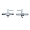 MTQY 6PCS 30x8x21mm Air Valve Diverter Stainless Steel Aquarium Air