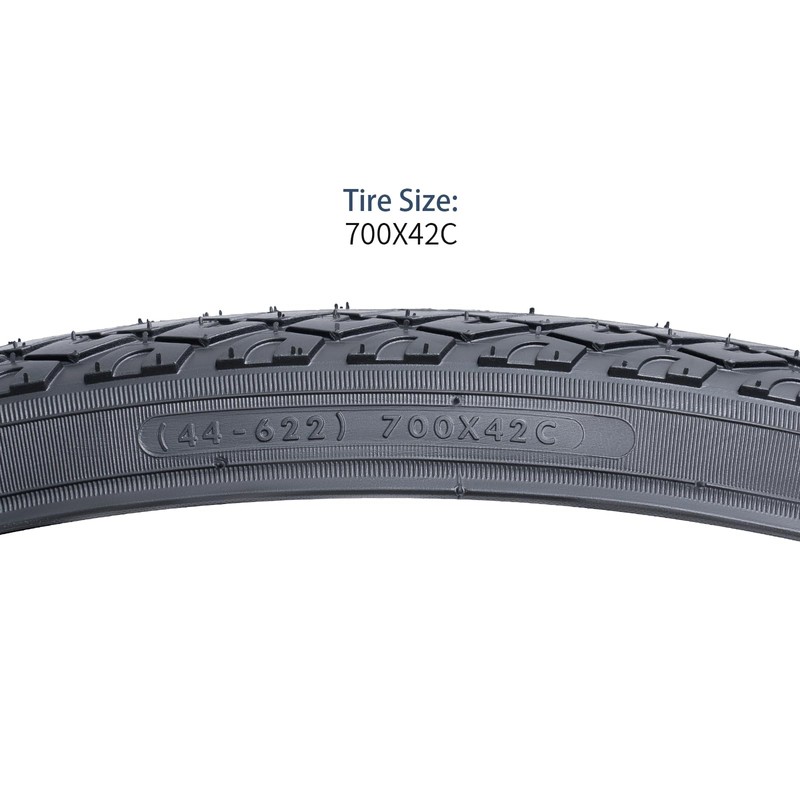 YUNSCM 2-PCS 700C Gravel Bike Tires 700x42C 44-622 Compatible with