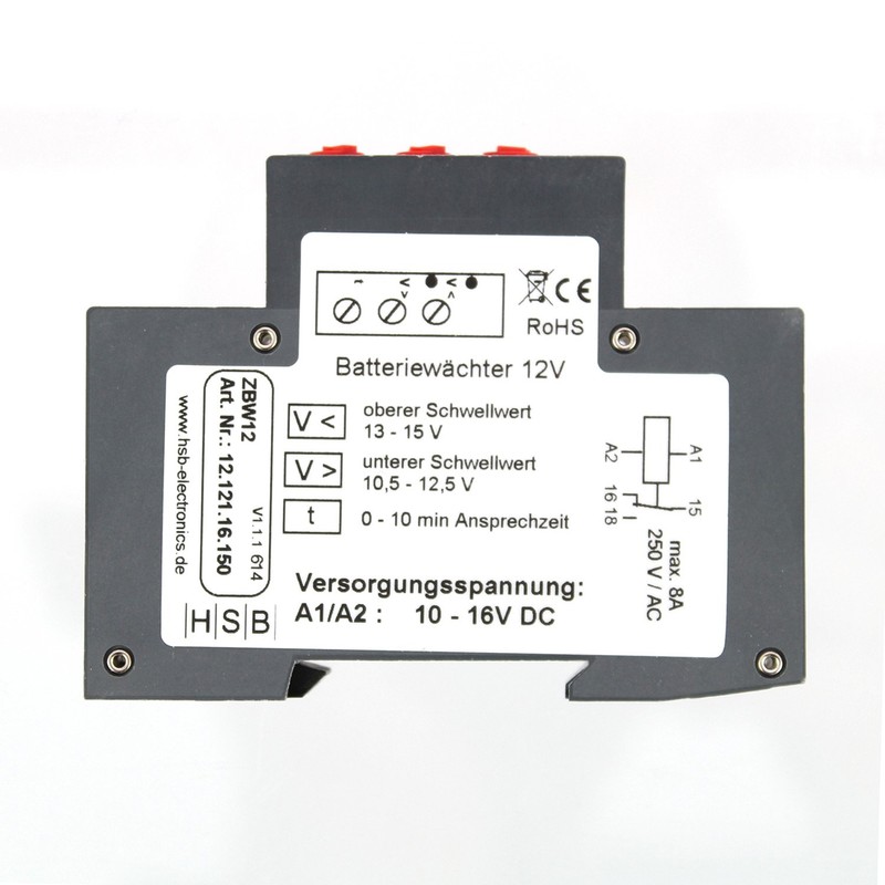 Offgridtec© Voltage Monitoring 12 V - Deep Discharge Protection Surge