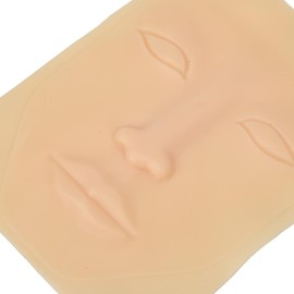 10 Piezas Piel Práctica Tatuaje para la Cara, Piel Práctica 3D Cara Falsa Silicona para Práctica Maquillaje Profesional Entrenamiento Cejas Tatuaje para Principiantes