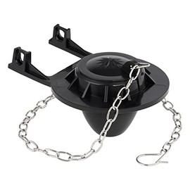 Universal Toilet Flapper Toilet Repairs Flapper High Performance Flapper Fits Most Toilets, Long Lasting, Easy to Install, Water Saving, Black