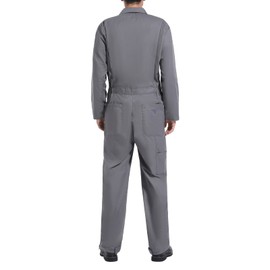 HISEA Men's Long Sleeve Coverall, Stain & Wrinkle Resistant Mens Work Coverall with Multi Pockets