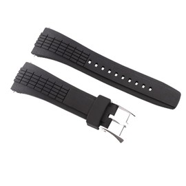 Ewatchparts 26mm Rubber Watch Band Strap Compatible With Seiko Velatura Kinetic SRH006/SPC007 Yachting