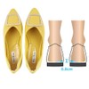 HEALLILY Heel Wedge Insert Medial Lateral Heel Insoles Supination Pronation