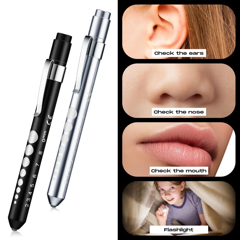 Tuanse 16 Pack Pen Light Nurse LED Penlight Pen Lights