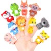 MHDAMAI Animal Finger Puppet Set, Cute Animal Finger Dolls, 10