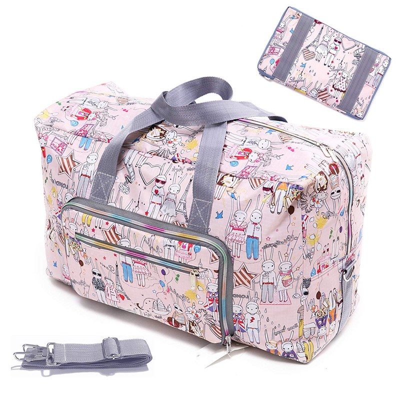 Arxus Large Foldable Duffel Tote Carry on Weekend Overnight Travel