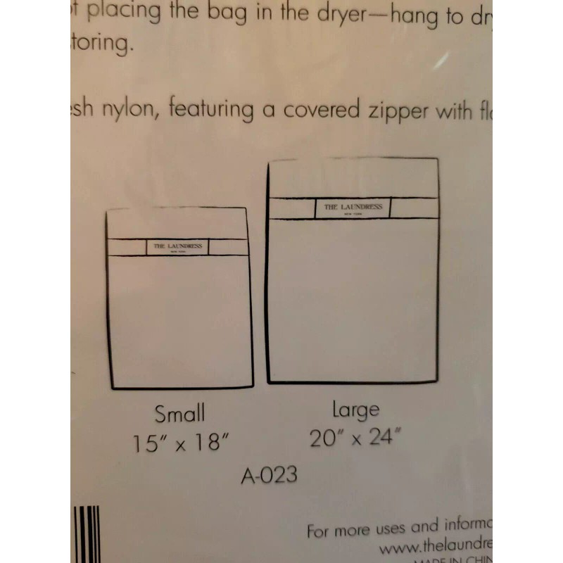 The Laundress - MESH WASHING BAGS - 2 pk -