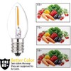 C7 LED Bulbs,0.5 Watts LED Filament Night Light Bulb Edison