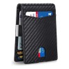 Cartera Hombre Minimalista Rfid Bloqueo Con Clip De Billetes