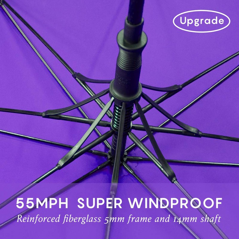 RUMBRELLA Golf Umbrella Windproof UV Umbrellas Large UPF 50+ Auto